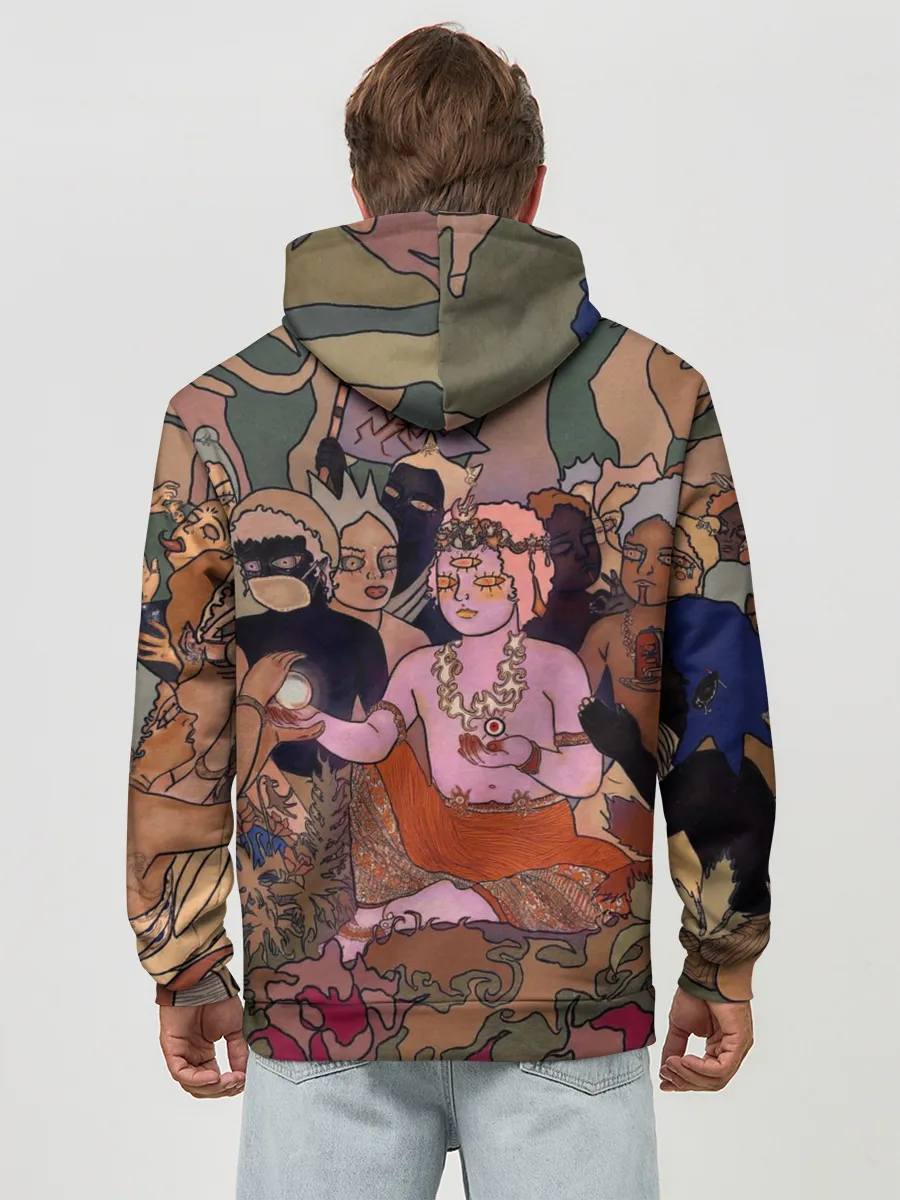 Худи мужской база хлопок / BRING ME THE HORIZON ART