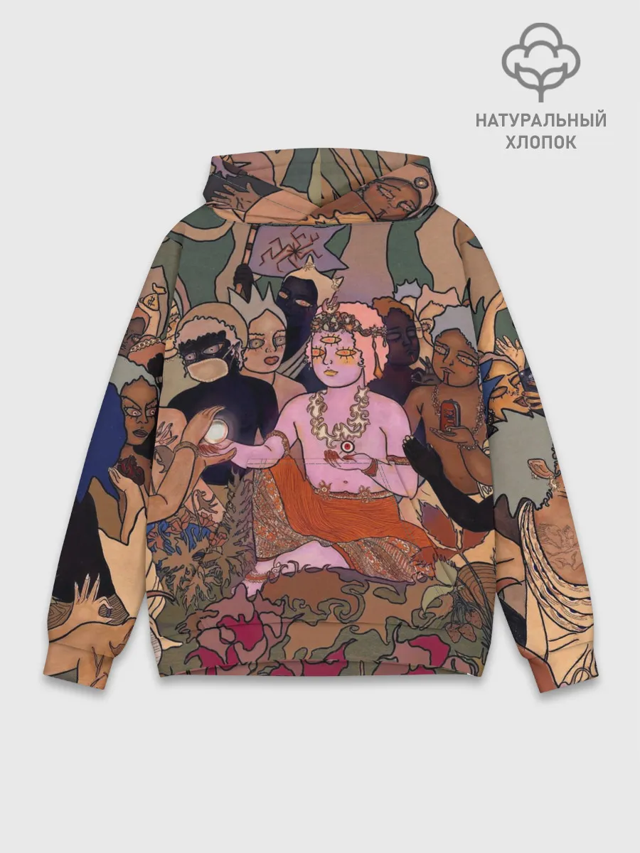 Худи мужской база хлопок / BRING ME THE HORIZON ART