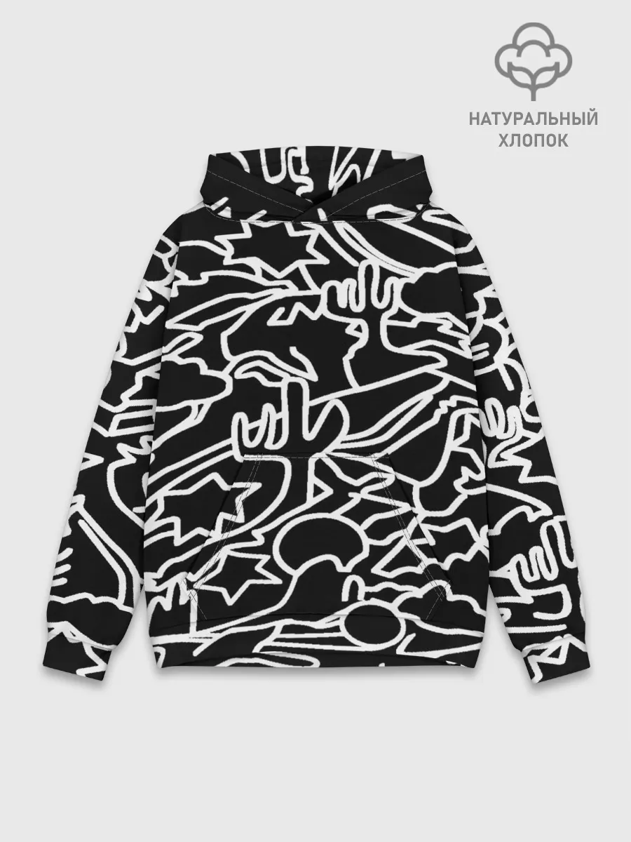 Худи мужской база хлопок / Mexican road