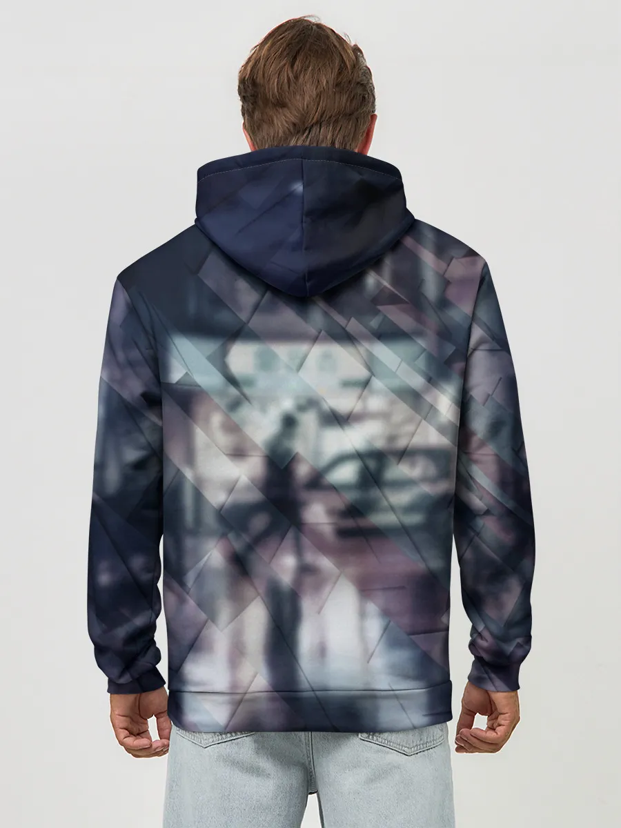 Худи мужской база хлопок / Anime Cyber