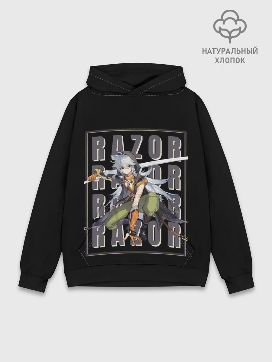 Худи мужской база хлопок / Genshin Impact