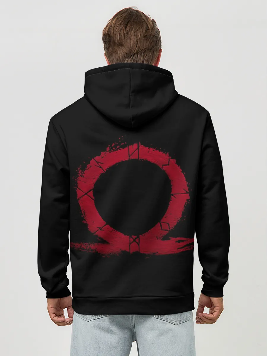 Худи мужской база хлопок / God of War