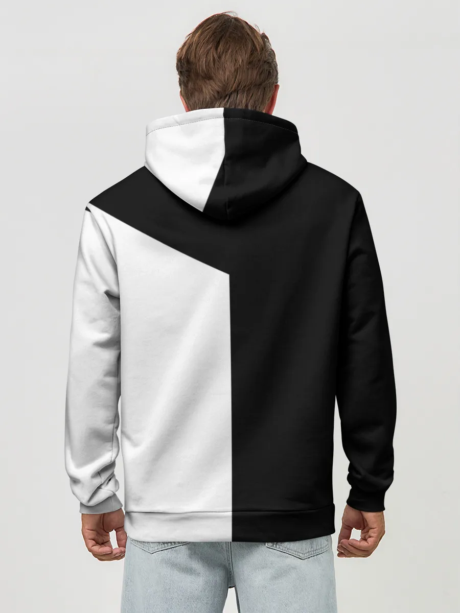 Худи мужской база хлопок / ЕСЛИ НЕ ХОЧЕШЬ УМЕРЕТЬ, ПОДУМАЙ ЕЩЕ РАЗ