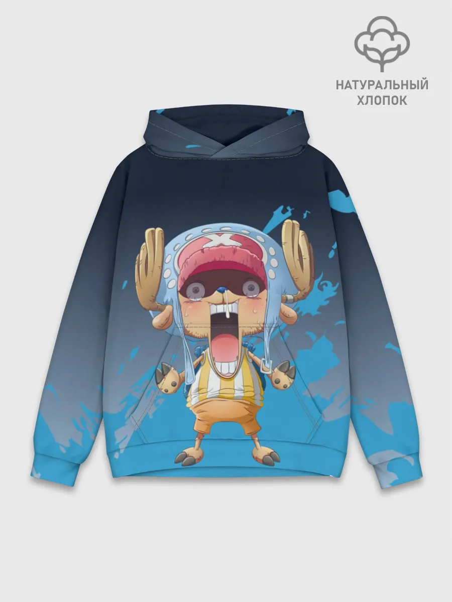 Худи мужской база хлопок / One Piece. Тони Чоппер