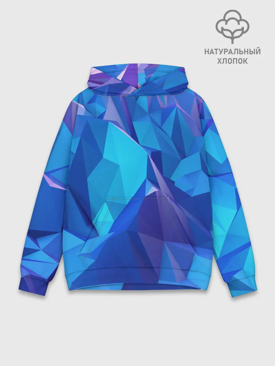 Худи мужской база хлопок / NEON CRYSTALLS