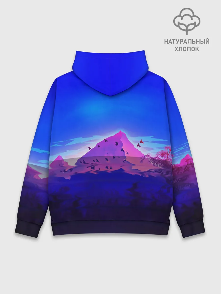 Худи мужской база хлопок / HUSH