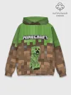 Худи мужской база хлопок / MineCraft | Крипер