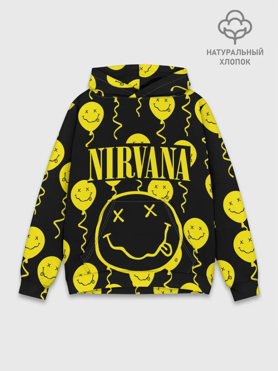 Худи мужской база хлопок / NIRVANA