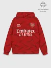 Худи мужской база хлопок / ARSENAL 20/21 - ДОМАШНЯЯ