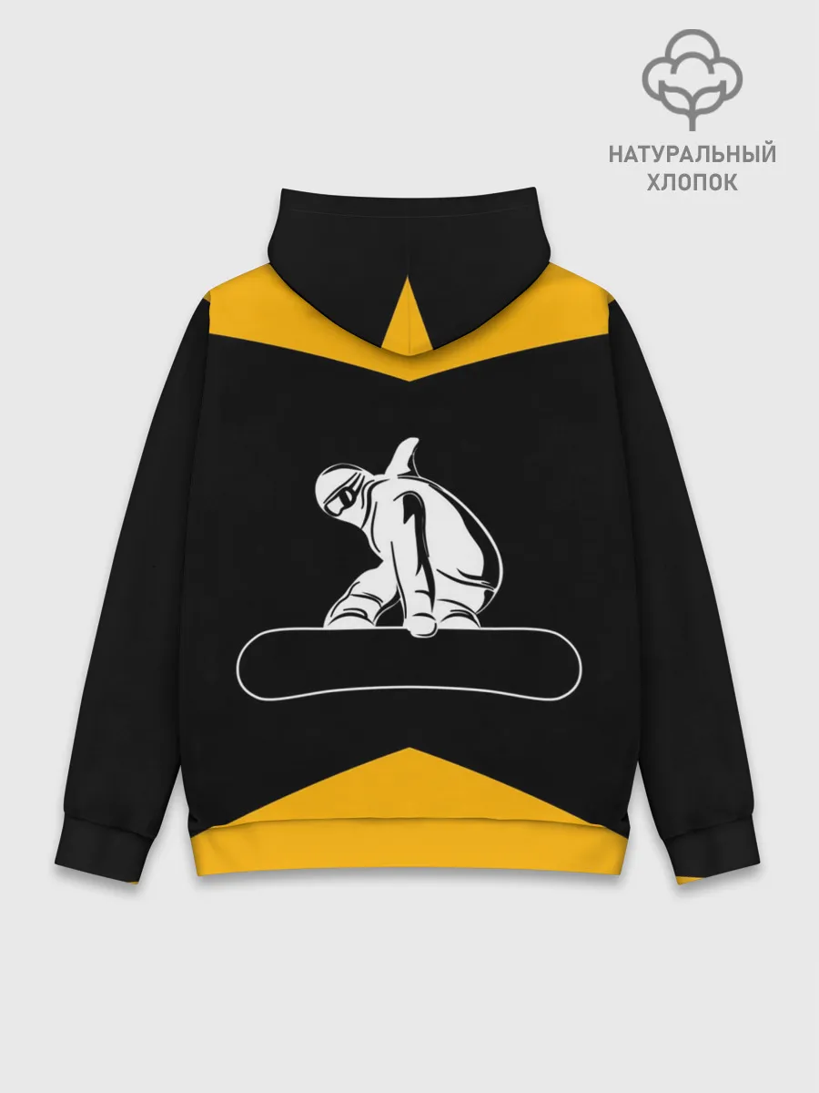 Худи мужской база хлопок / Сноубордист
