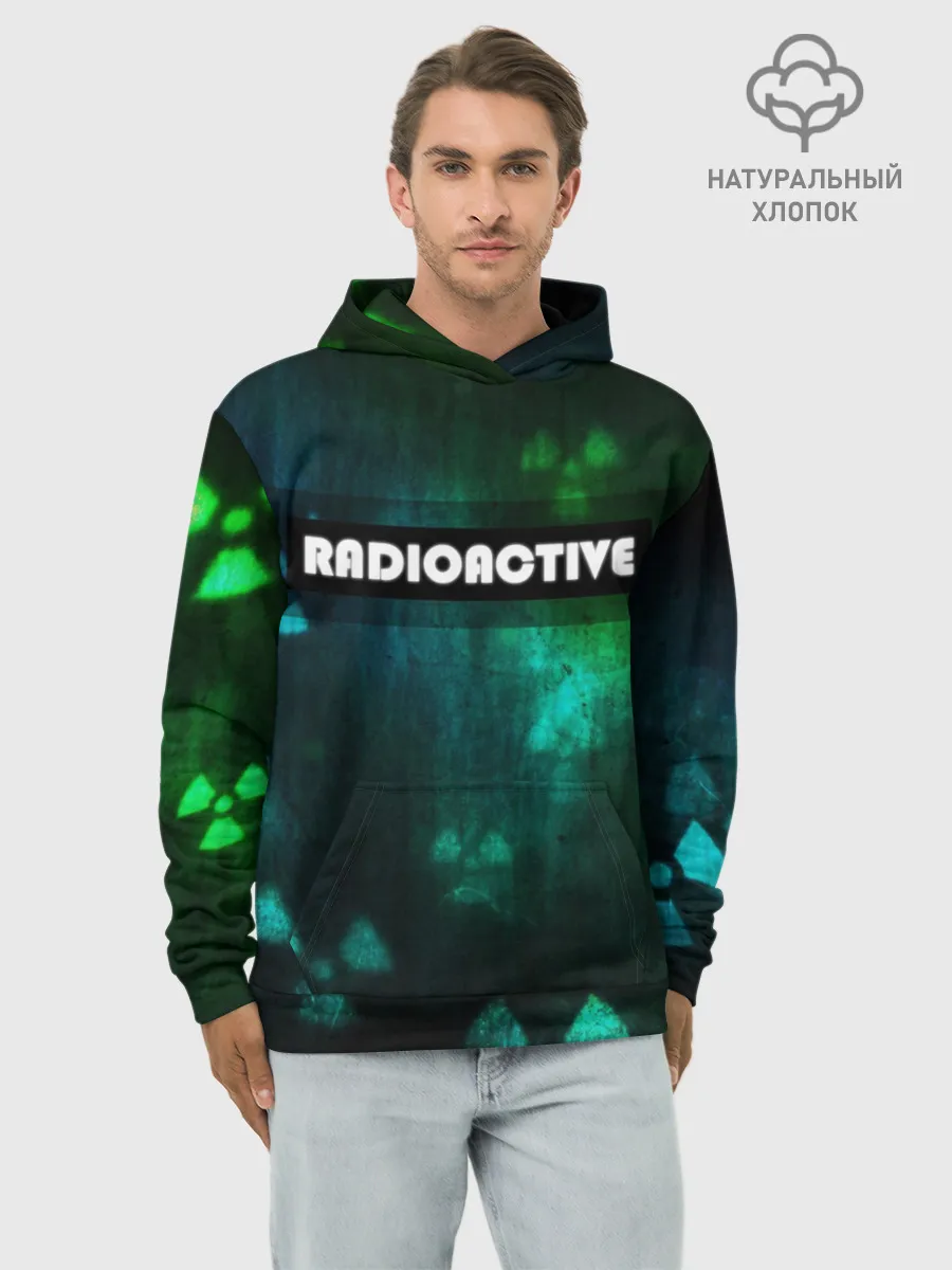 Худи мужской база хлопок / RADIOACTIVE