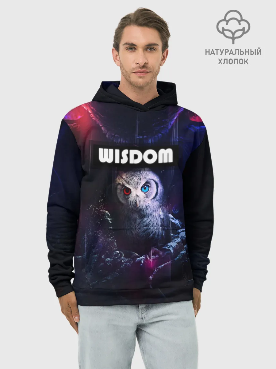 Худи мужской база хлопок / WISDOM