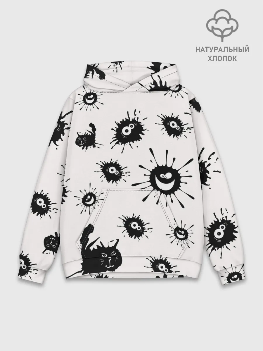 Худи мужской база хлопок / COVID-19