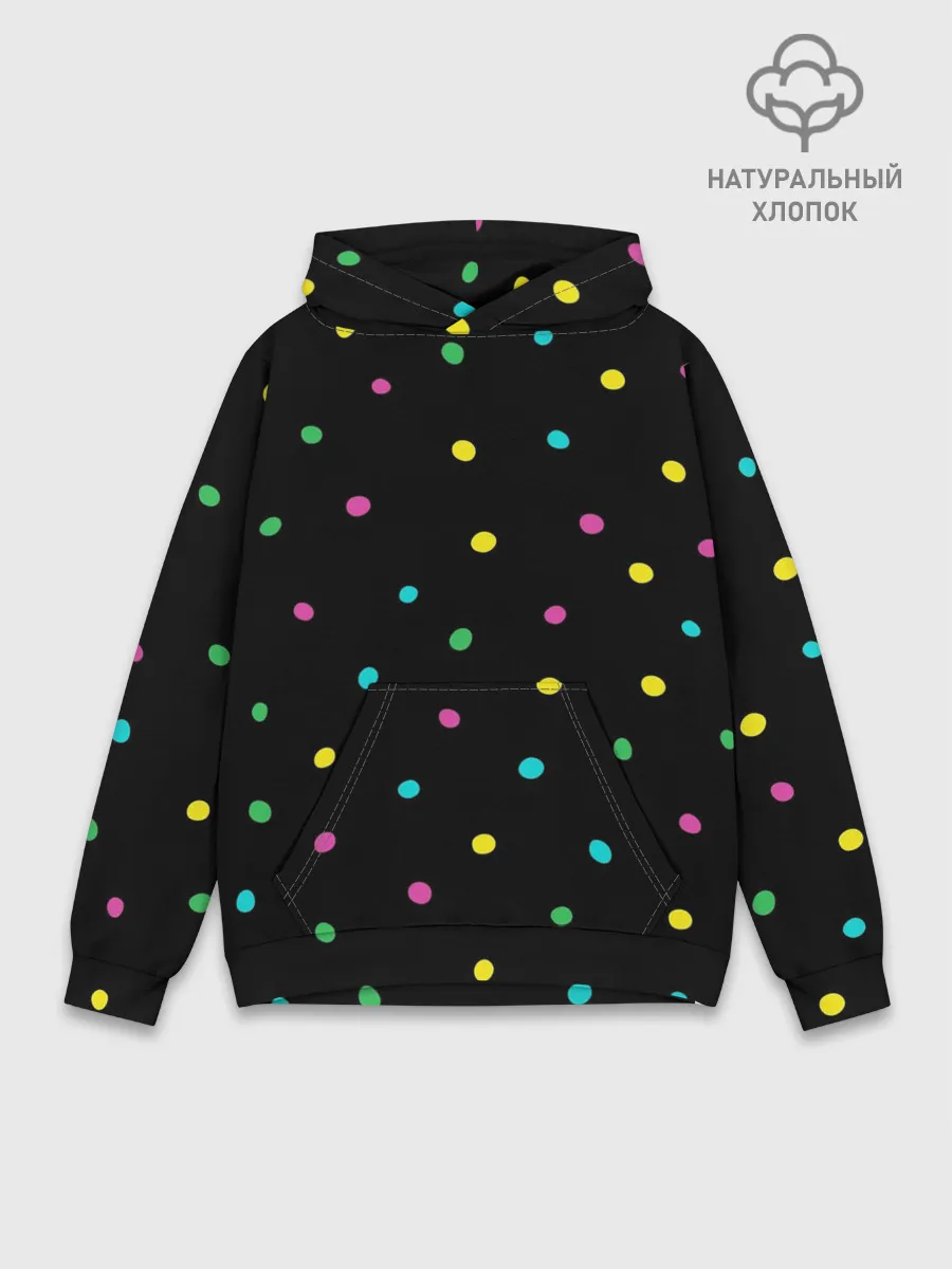 Худи мужской база хлопок / Конфетти