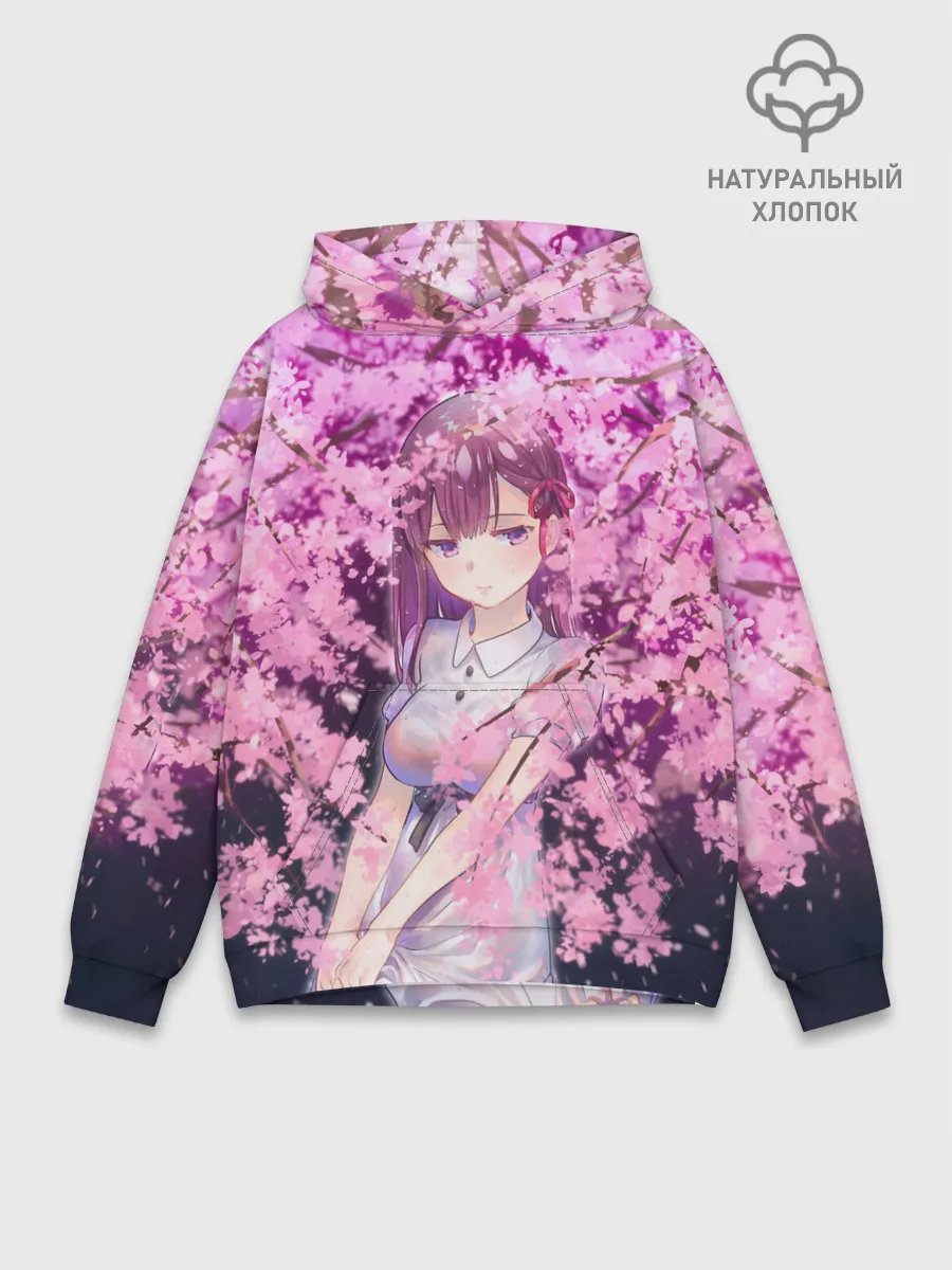 Худи мужской база хлопок / SAKURA