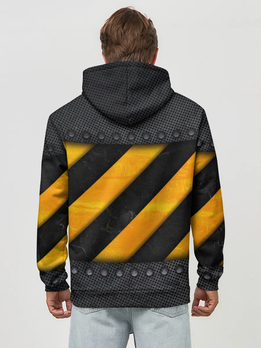 Худи мужской база хлопок / Металлическая преграда