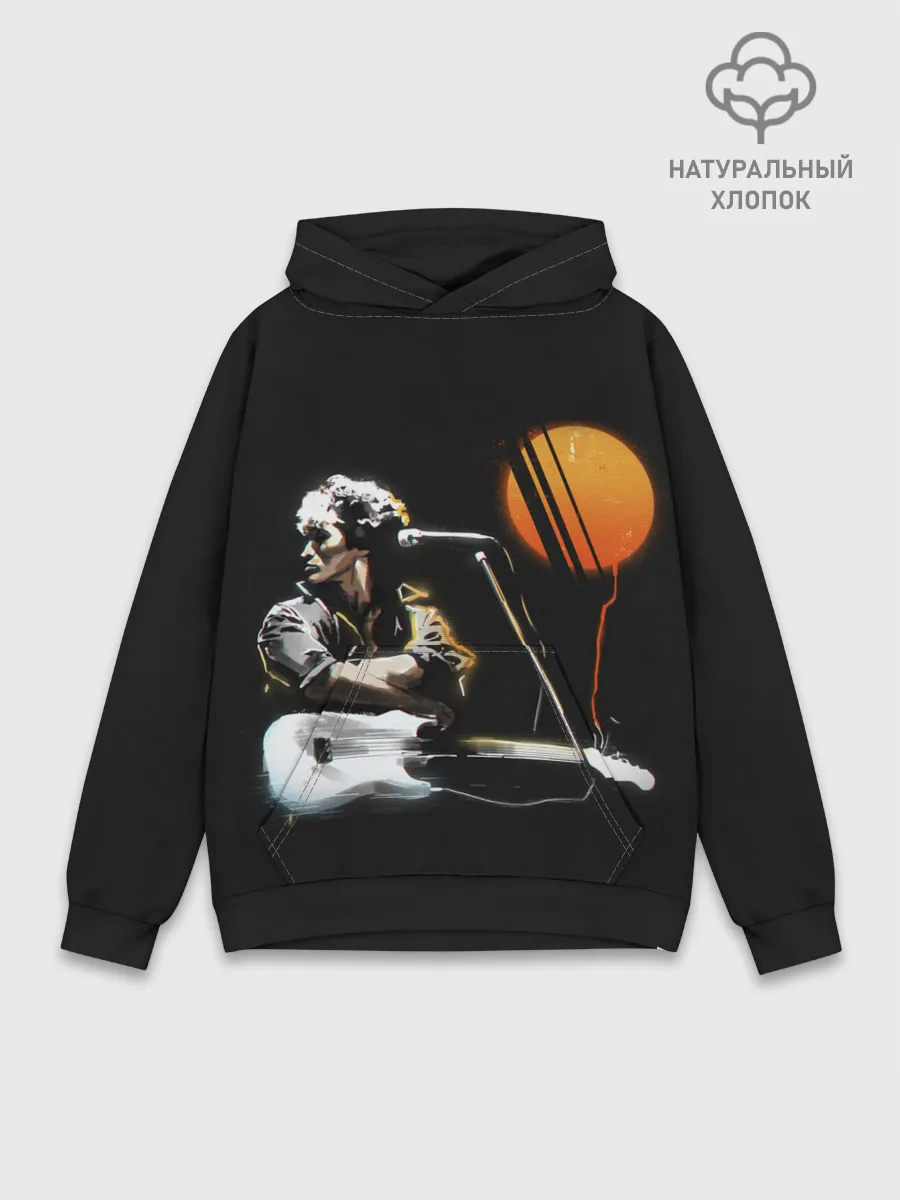 Худи мужской база хлопок / Виктор Цой.