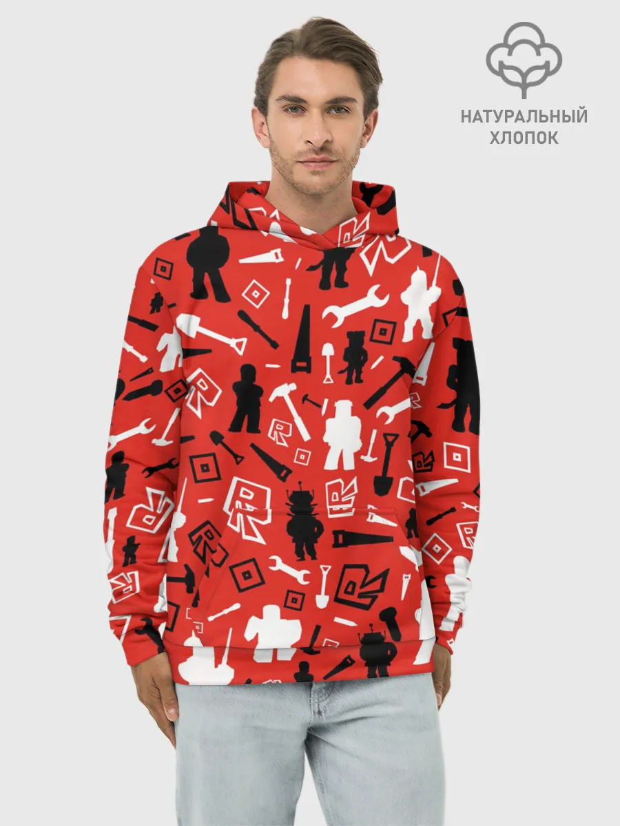 Худи мужской база хлопок / ROBLOX