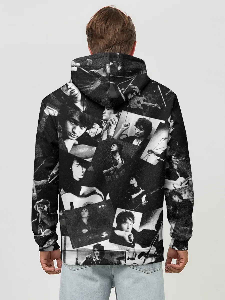 Худи мужской база хлопок / Цой