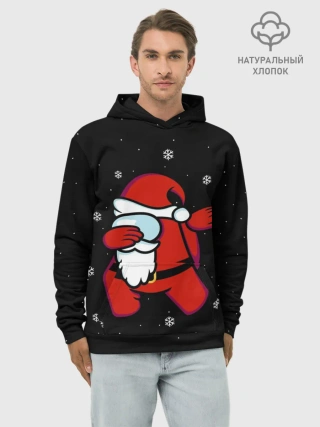 Худи мужской база хлопок / Santa Claus