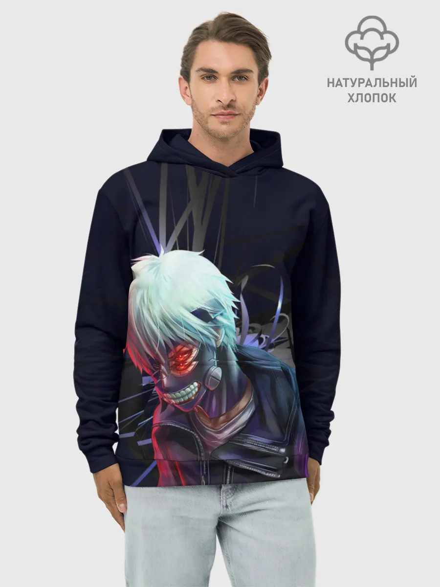 Худи мужской база хлопок / Токийский Гуль