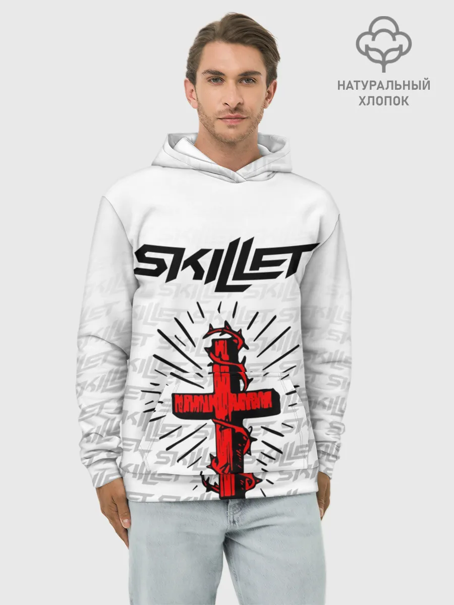 Худи мужской база хлопок / SKILLET