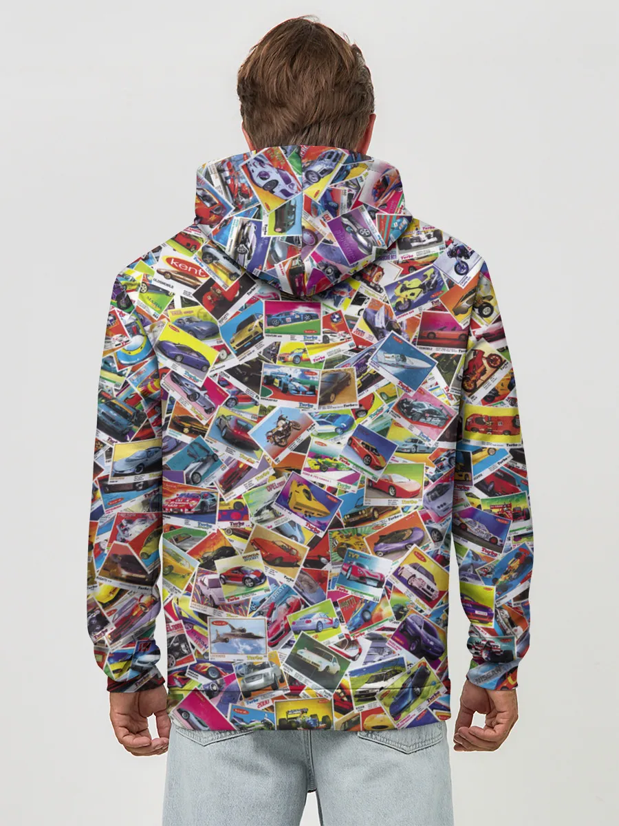 Худи мужской база хлопок / Коллекция вкладышей Turbo