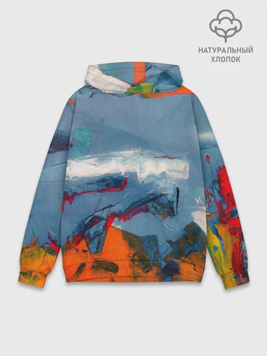 Худи мужской база хлопок / Я художник