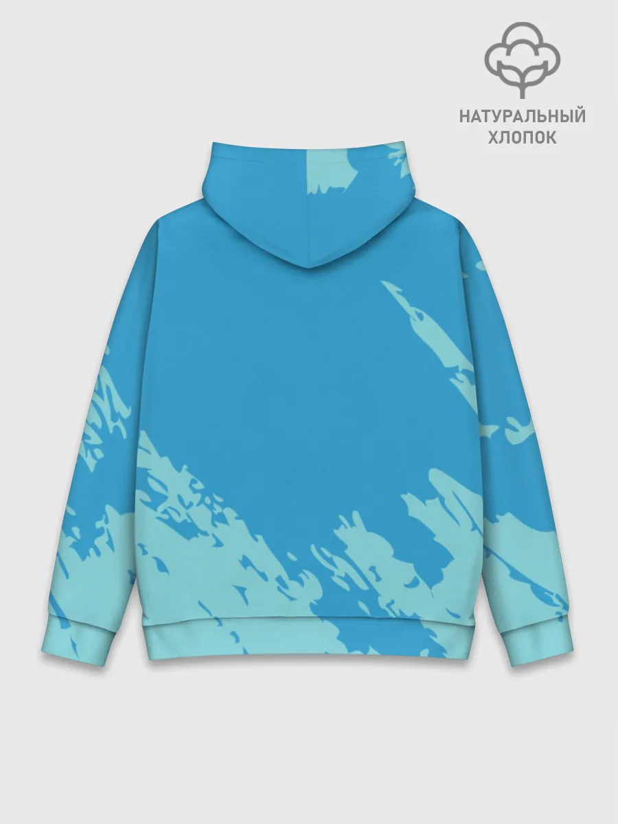 Худи мужской база хлопок / Море. Пальмы. Песок