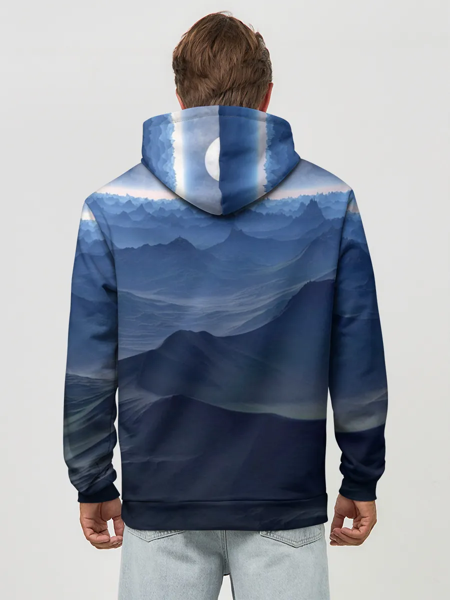 Худи мужской база хлопок / Горный массив