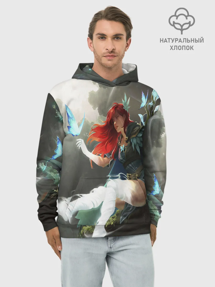 Худи мужской база хлопок / Windranger Dota