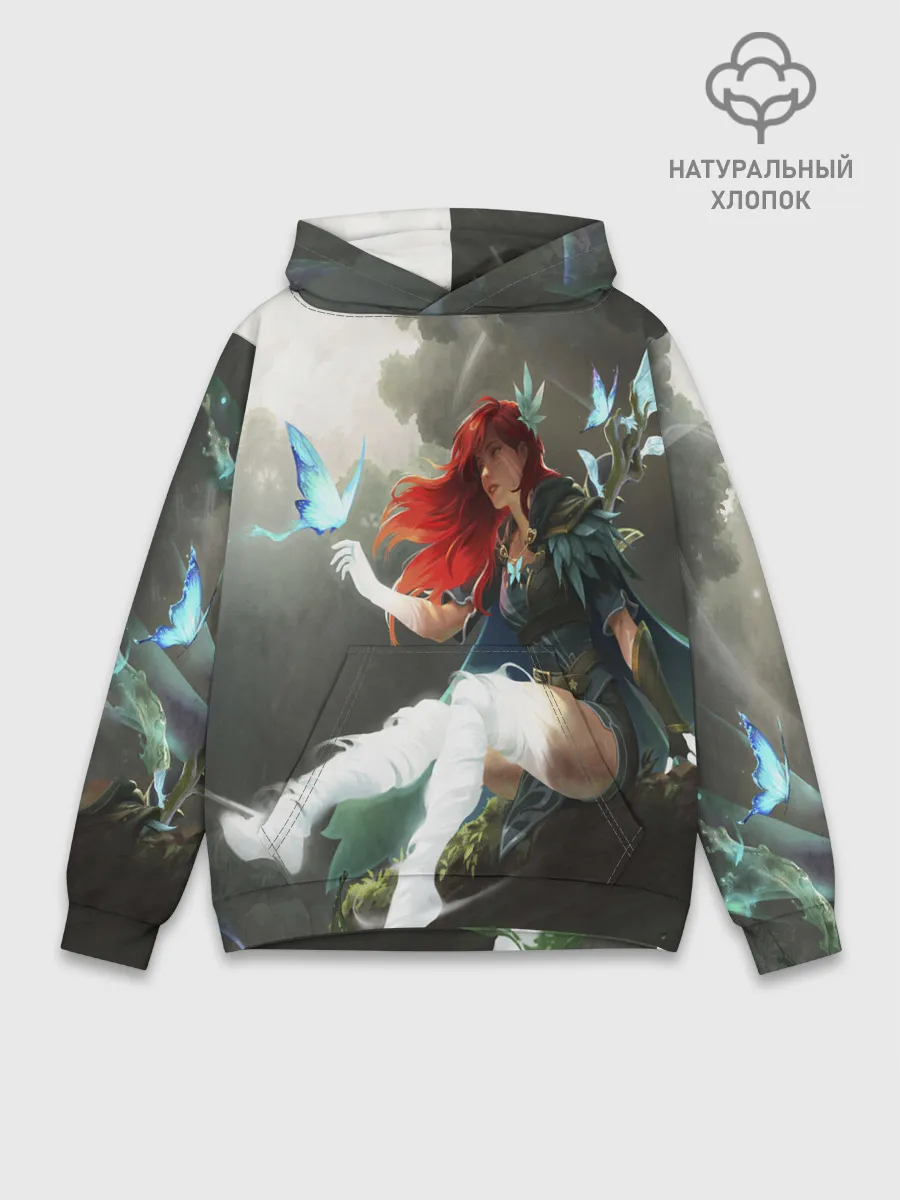 Худи мужской база хлопок / Windranger Dota