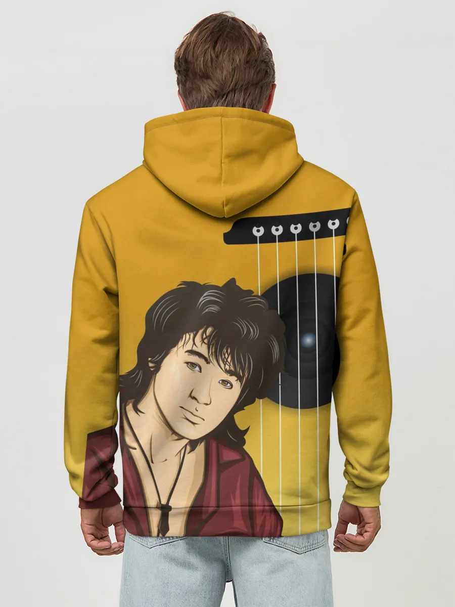 Худи мужской база хлопок / Виктор Робертович Цой