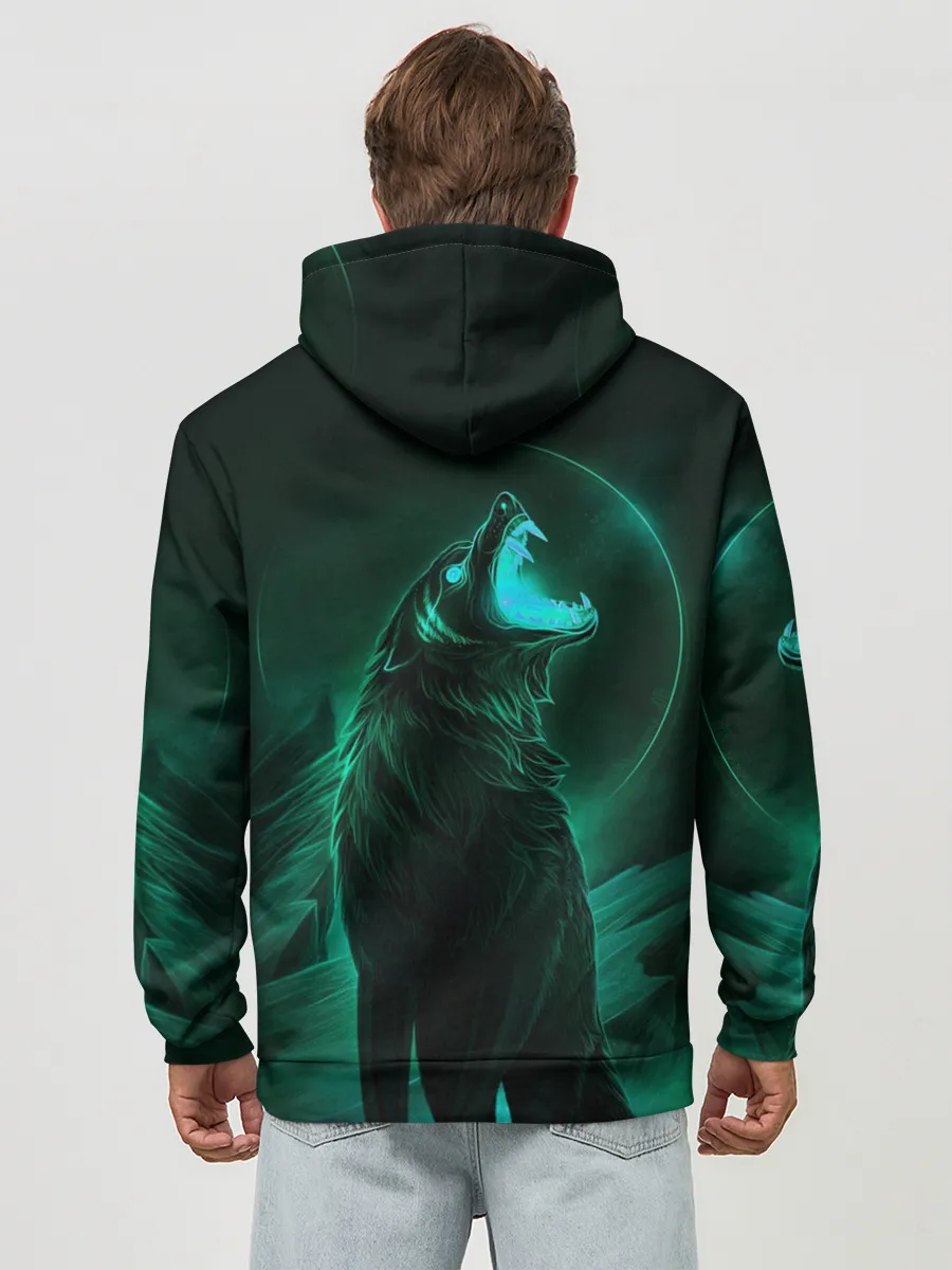 Худи мужской база хлопок / Оборотень