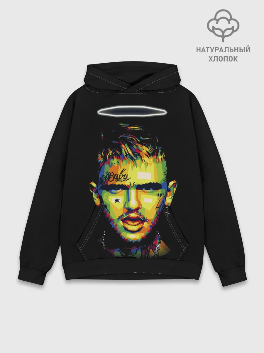Худи мужской база хлопок / LIL PEEP