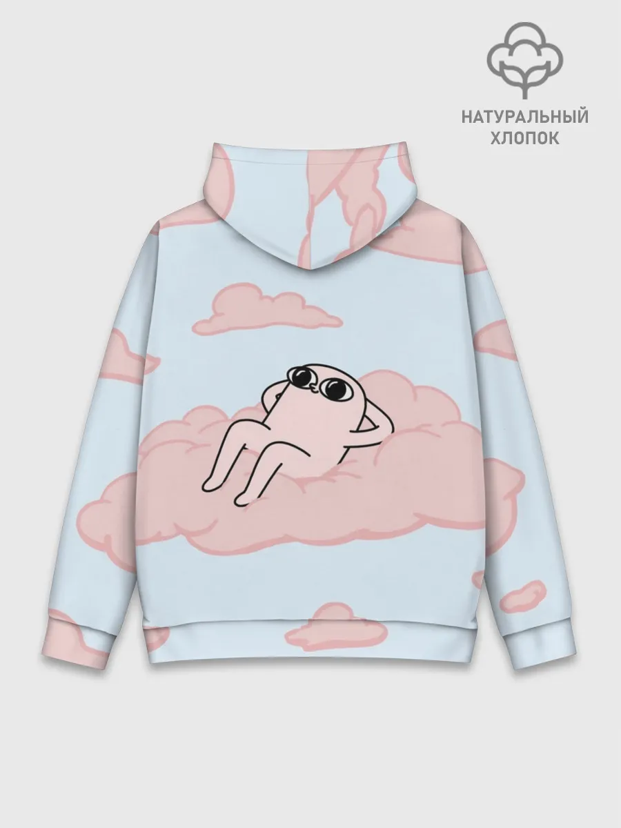 Худи мужской база хлопок / мем
