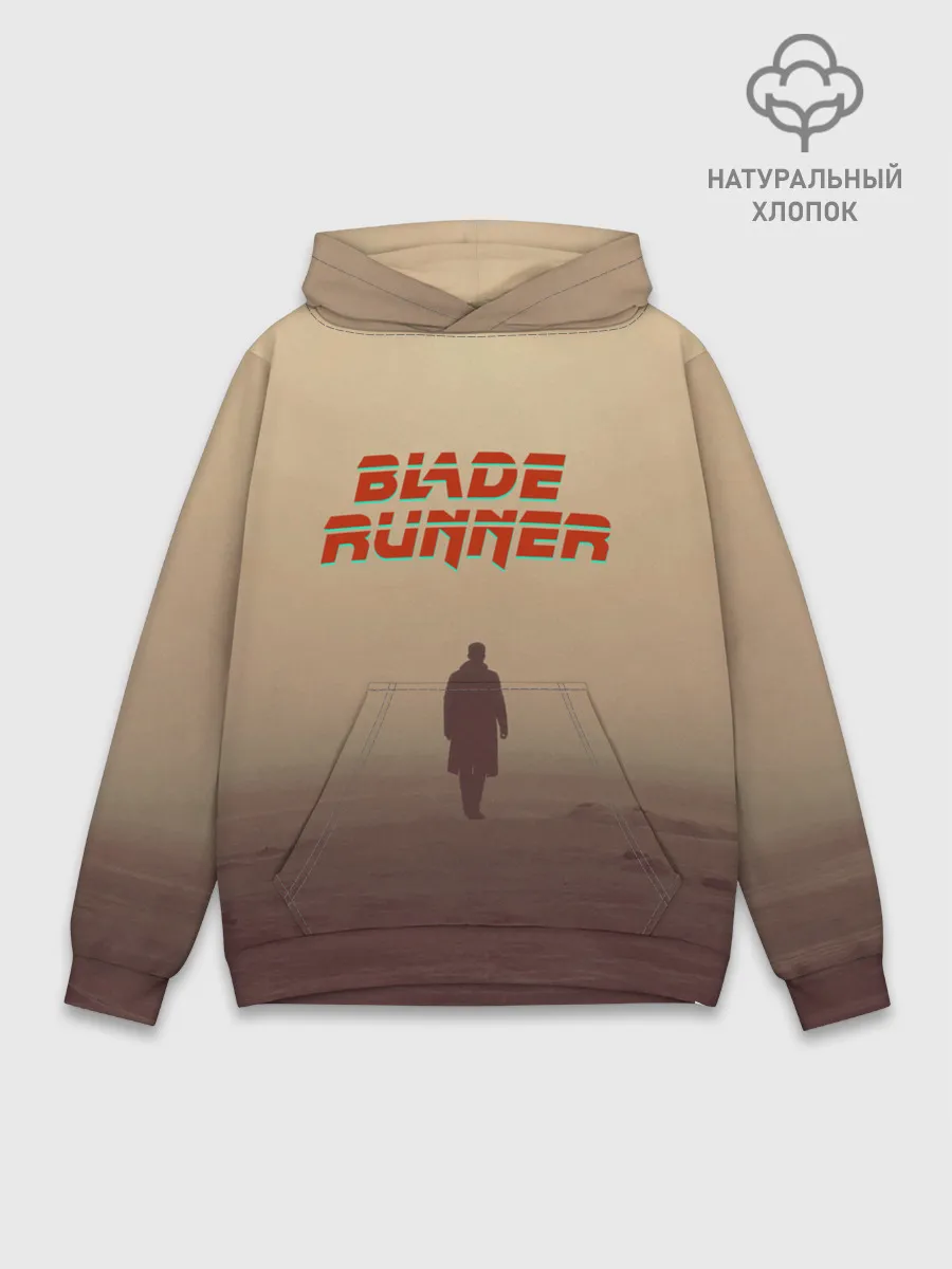 Худи мужской база хлопок / Бегущий по лезвию