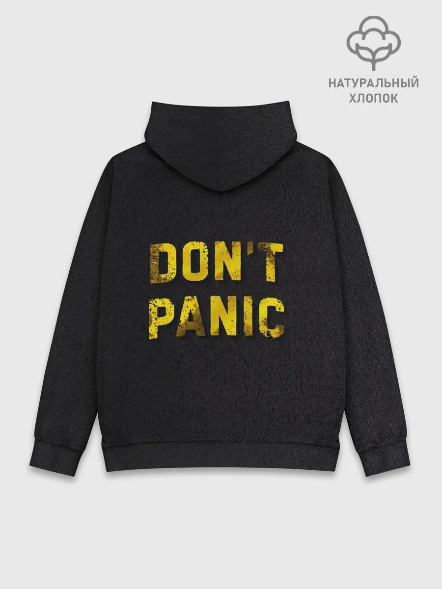 Худи мужской база хлопок / DONT PANIC