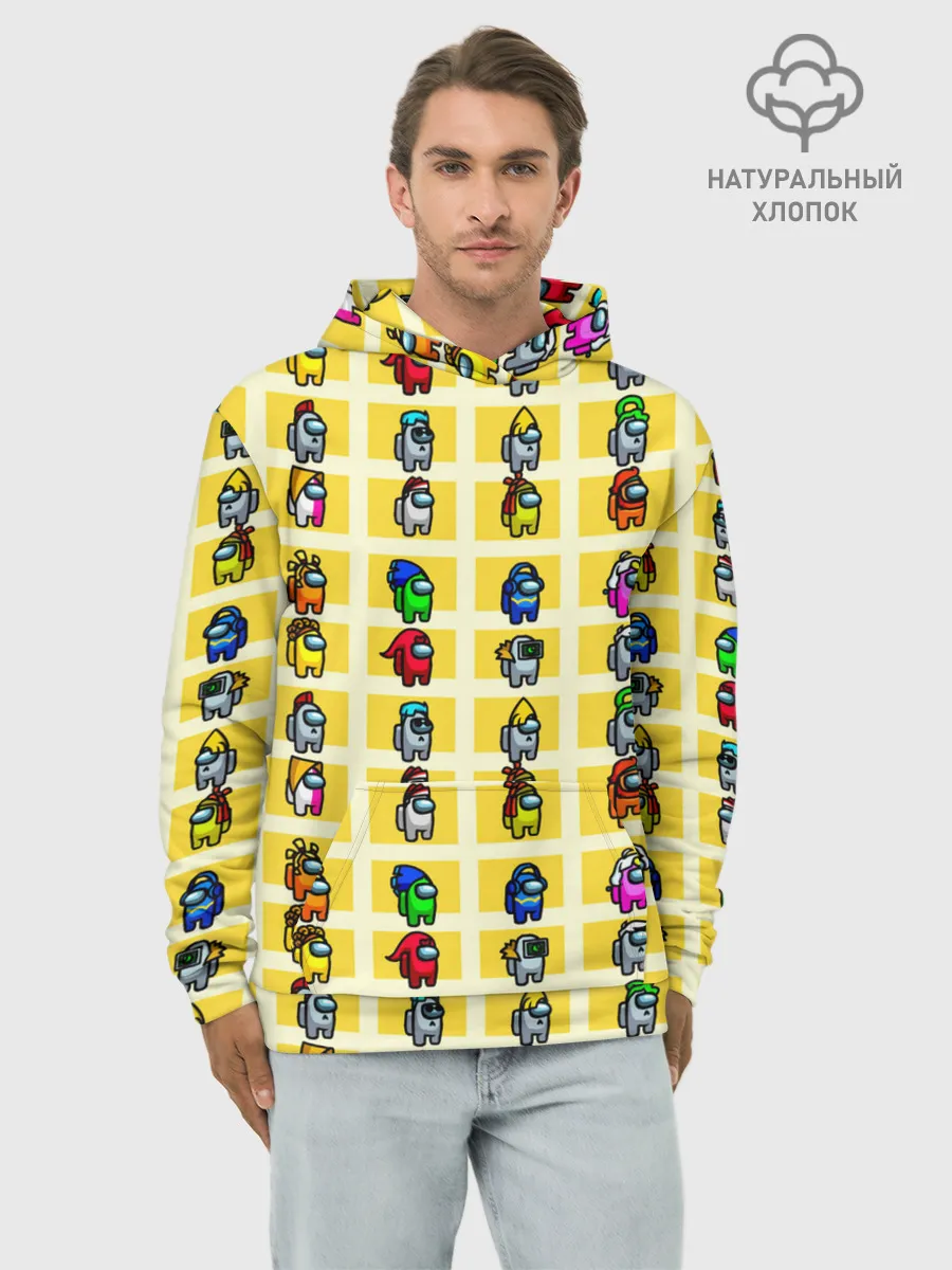 Худи мужской база хлопок / Among Us