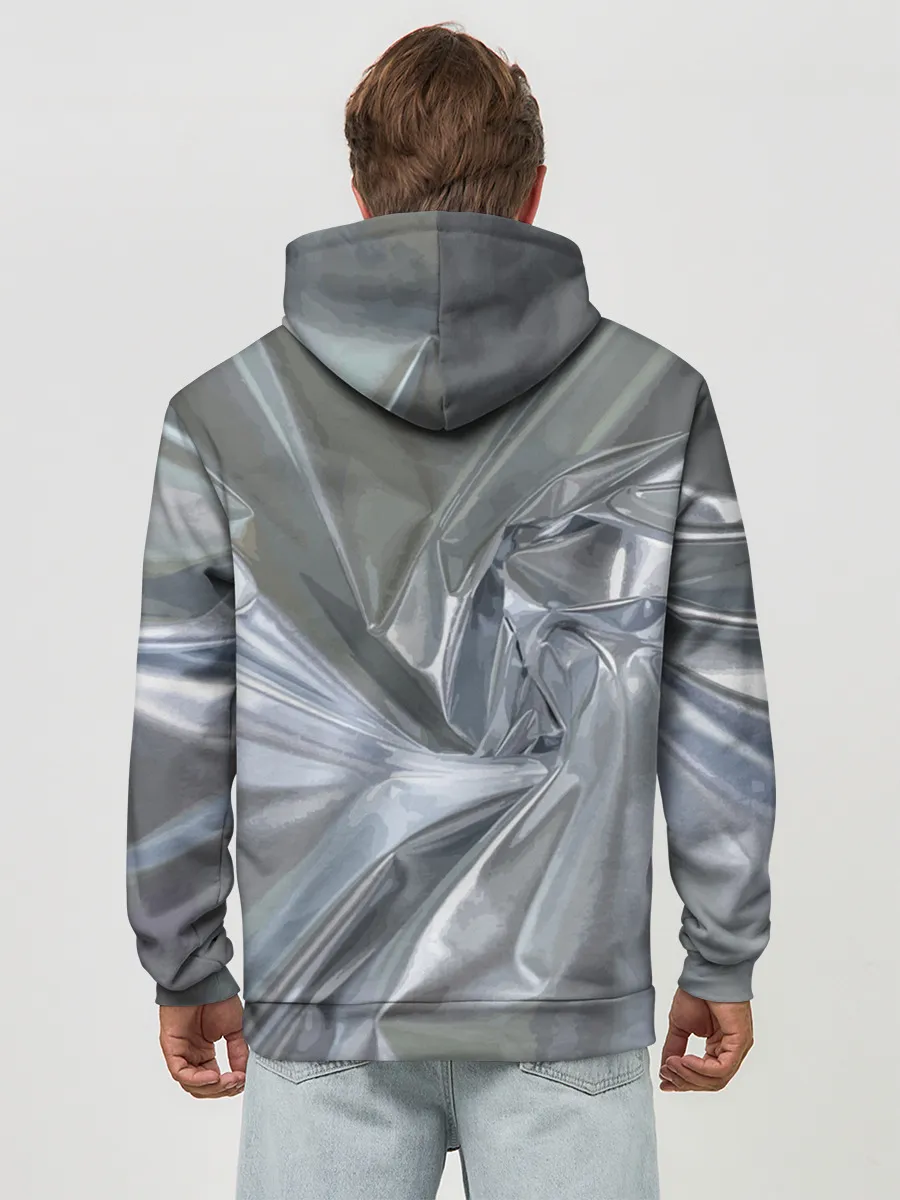 Худи мужской база хлопок / Чарующая фольга