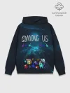 Худи мужской база хлопок / Among Us | Cosmonauts
