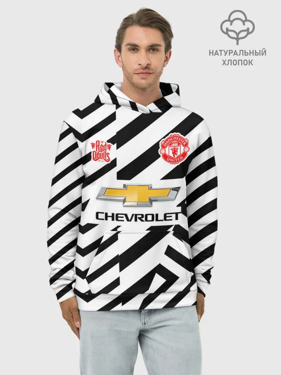 Худи мужской база хлопок / MANCHESTER UNITED 20/21