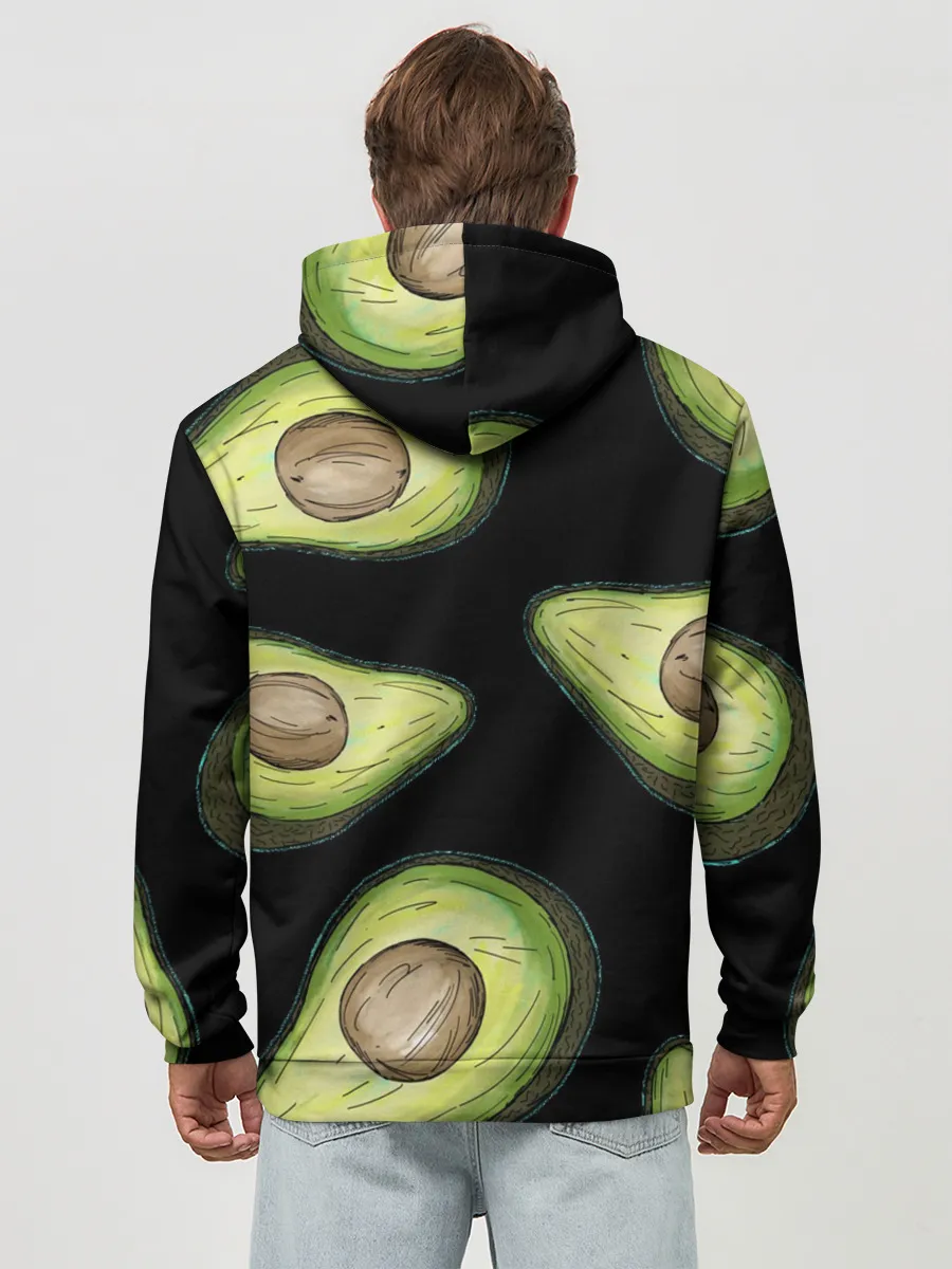 Худи мужской база хлопок / Авокадо