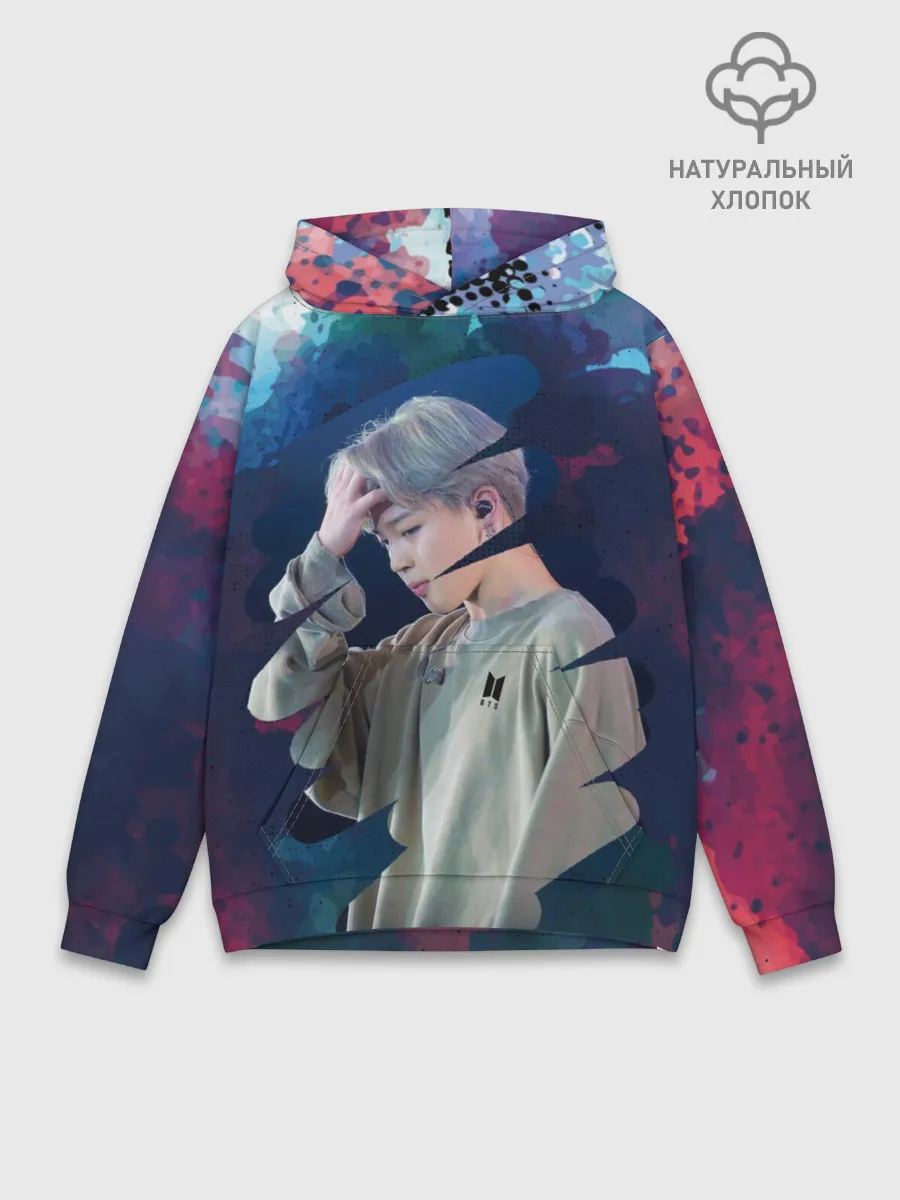Худи мужской база хлопок / BTS. Jimin