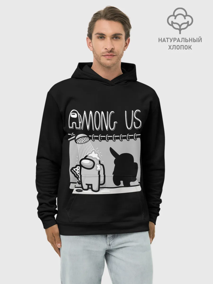 Худи мужской база хлопок / Among Us