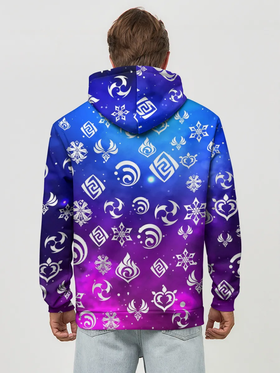 Худи мужской база хлопок / GENSHIN IMPACT