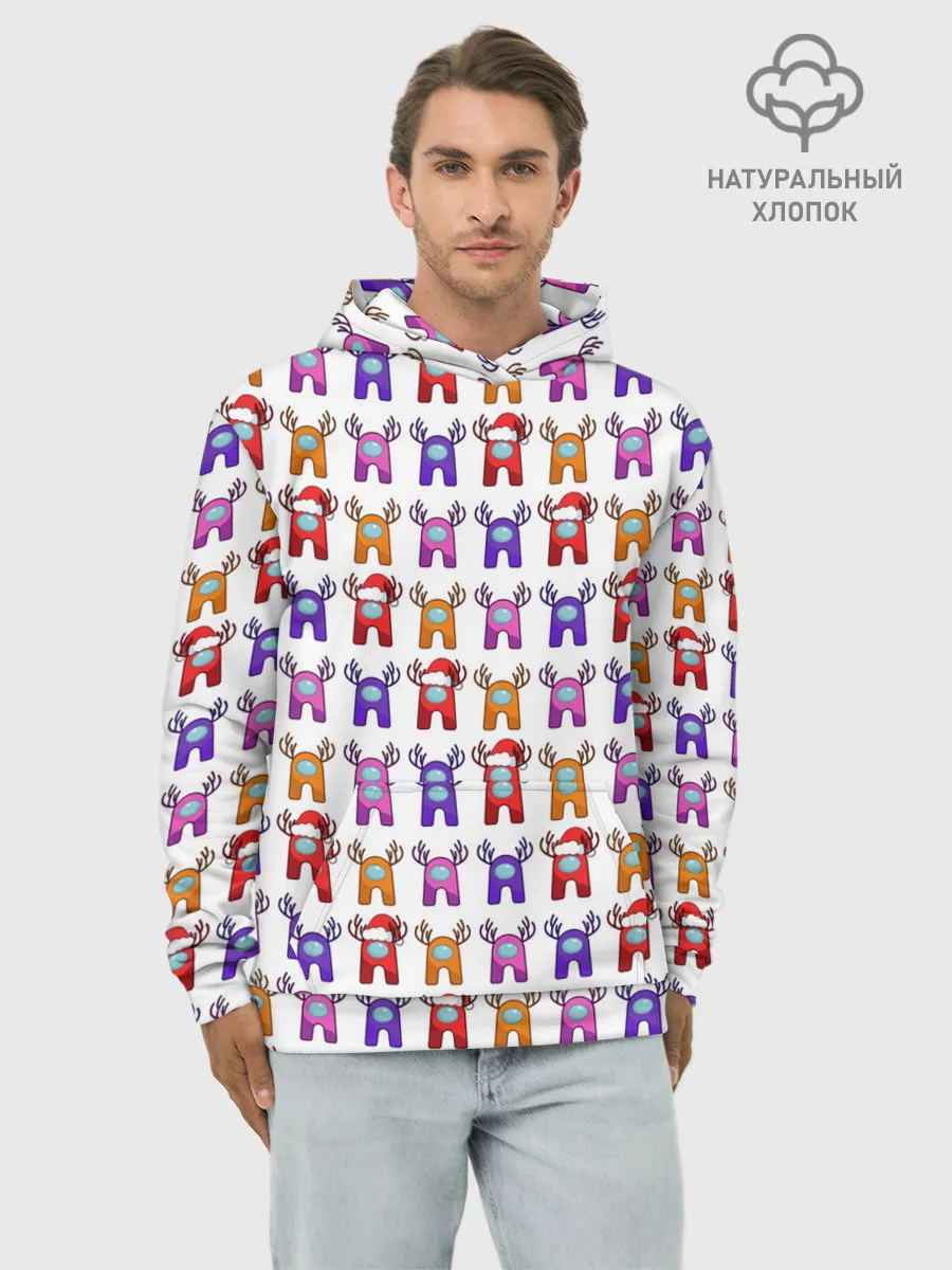 Худи мужской база хлопок / Among Us