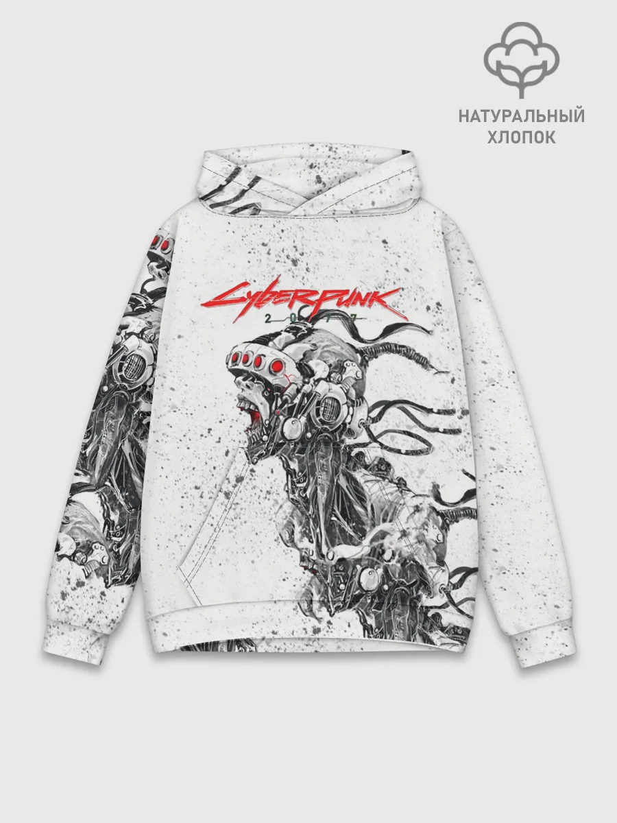 Худи мужской база хлопок / CYBERPUNK 2077