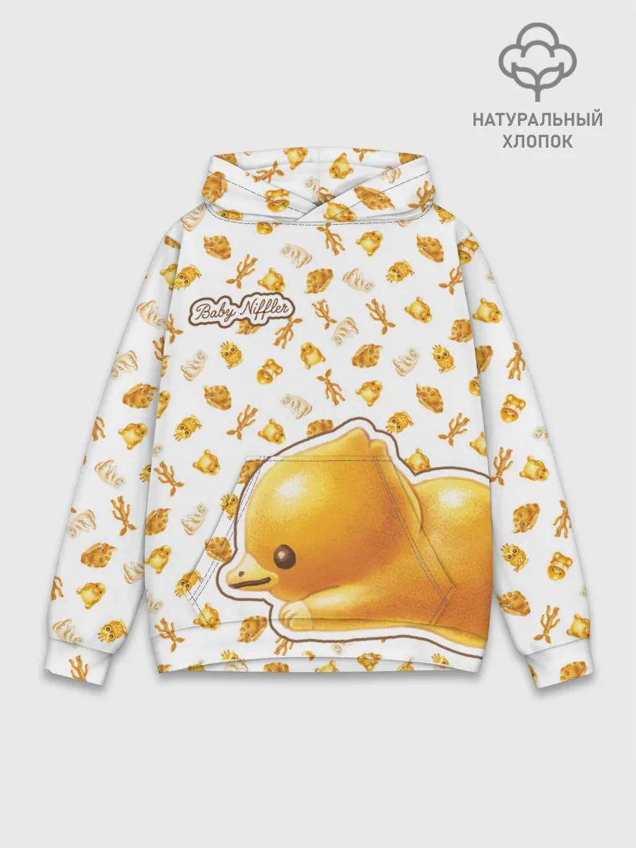 Худи мужской база хлопок / Baby Niffler Sticker