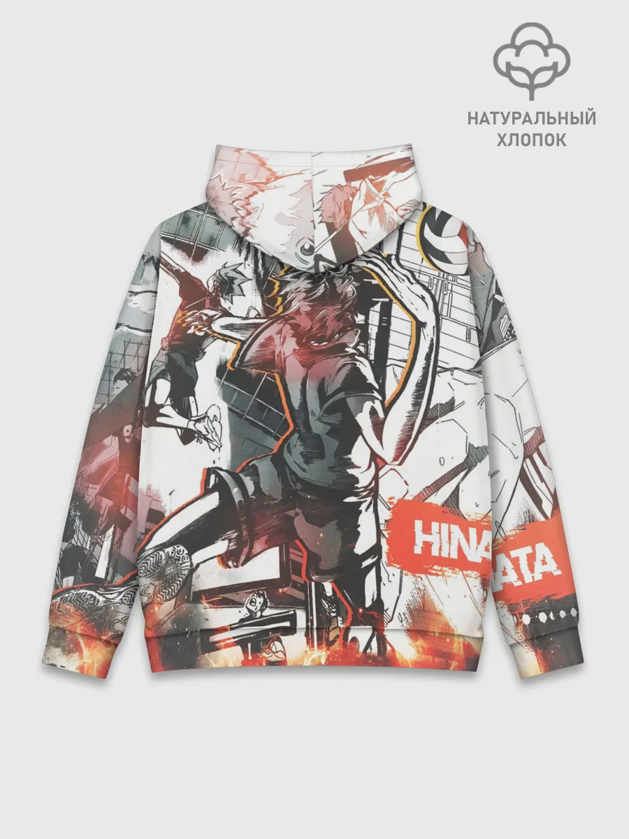 Худи мужской база хлопок / Haikyu Haikyuu Haikuu